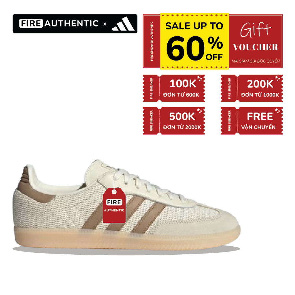 | Fire Authentic | Giày sneaker adidas Samba OG Crystal Sand