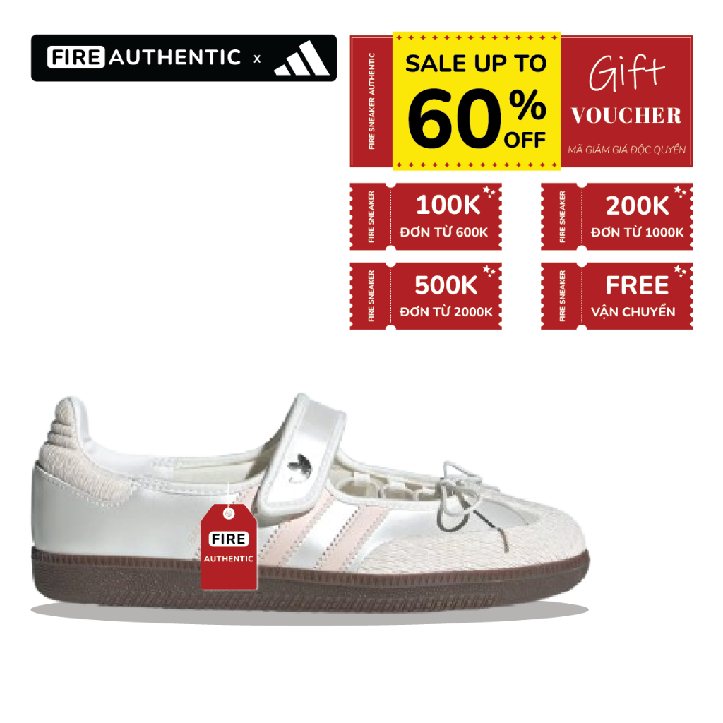 | Fire Authentic | Giày adidas Samba OG Mary Jane 'Cloud White'