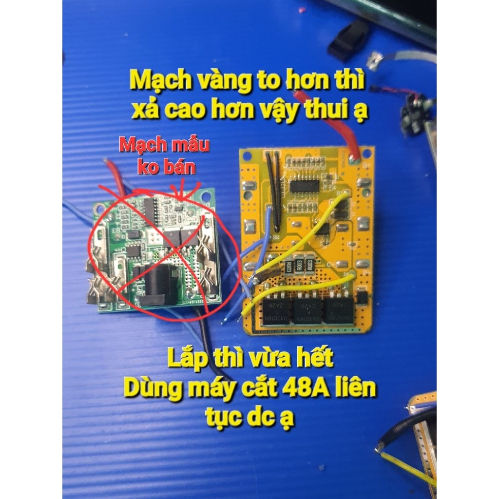 Mạch bms 5s 21v 90A cho pin phổ thông makita