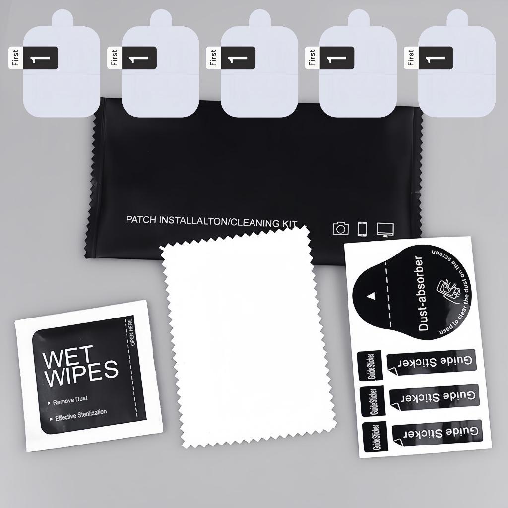 Bộ Vệ Sinh Dán Màn Hình Và Combo 5 Miếng Dán Chống Trầy Xước Màn Hình Đồng Hồ S16, S16 Pro, S16 Pro 