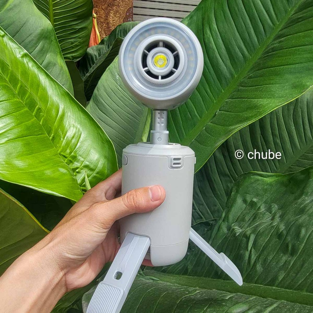 Quạt Tích Điện Gấp Gọn Ngoài Trời 3In1 JISULIFE Ultra1 13500mAh Đèn Pin/Sạc Dự Phòng