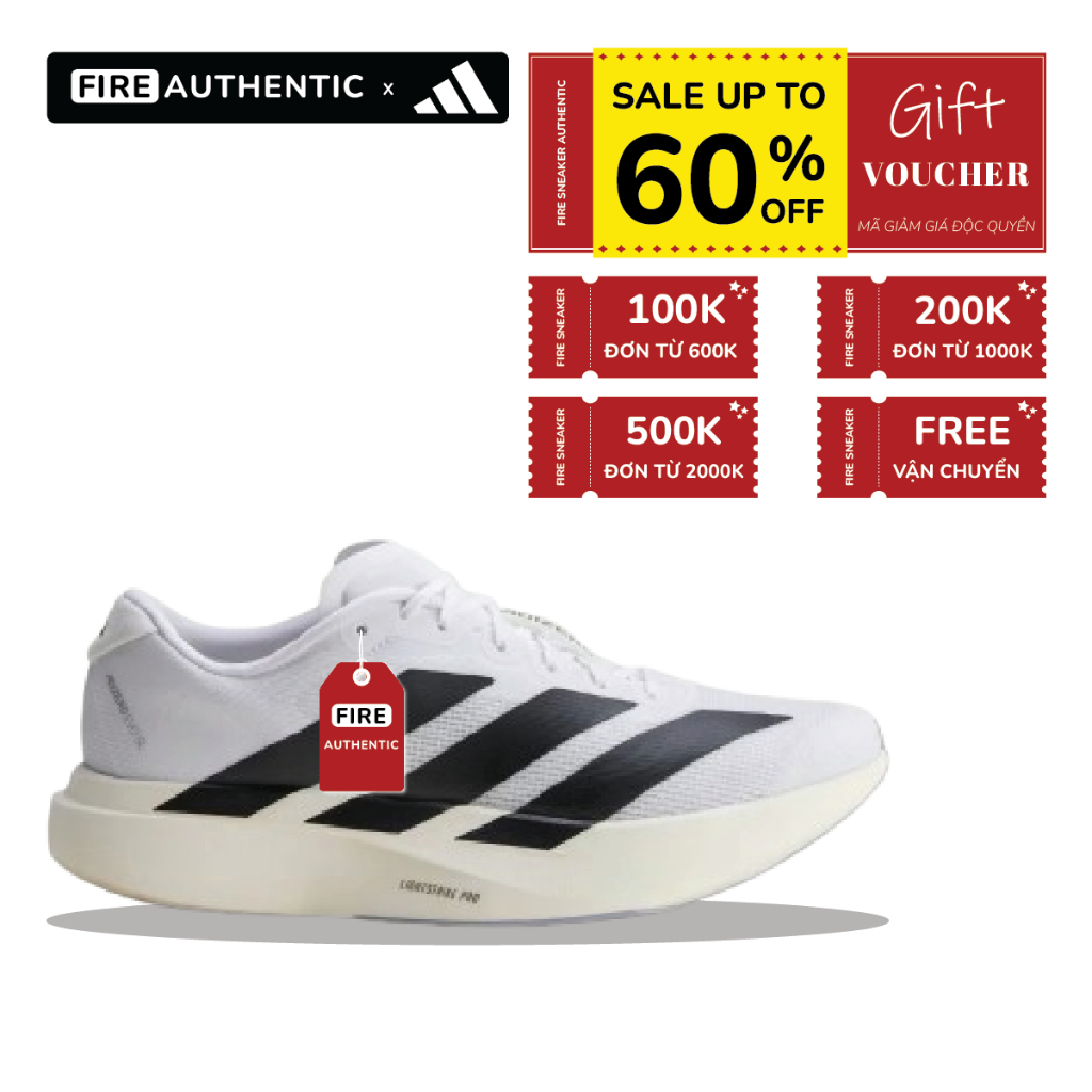 | Fire Authentic | Giày sneaker Running adidas Adizero Evo SL ‘White Black’