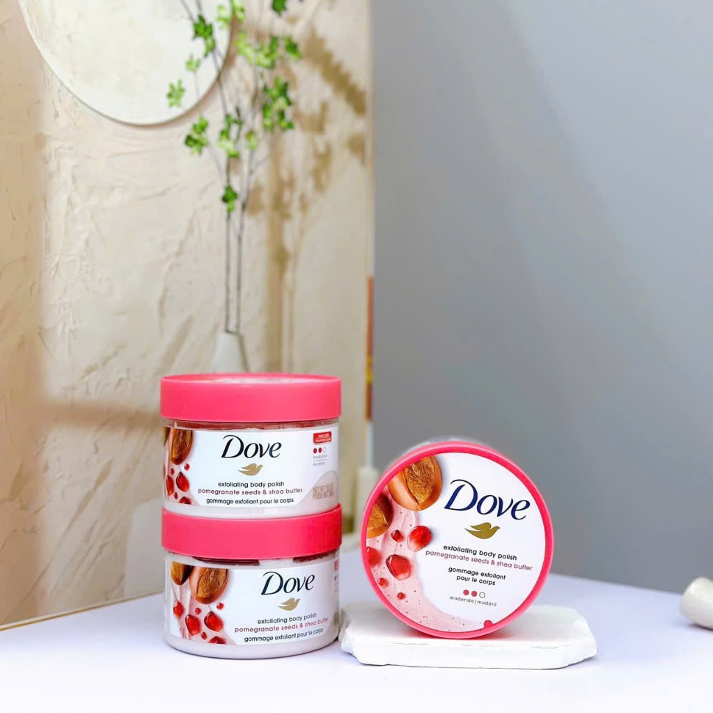 Tẩy Tế Bào Chết Dove Bản US Hộp 298 gr Hàng Chính Hãng, Xuất Xứ Mỹ, TONY MART