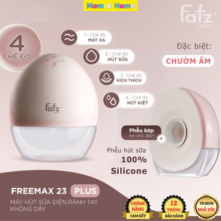 Máy Hút Sữa Điện Chườm Ấm Rảnh Tay Không Dây Freemax 23 Plus FATZ BABY Phễu Silicone 28mm & 24mm