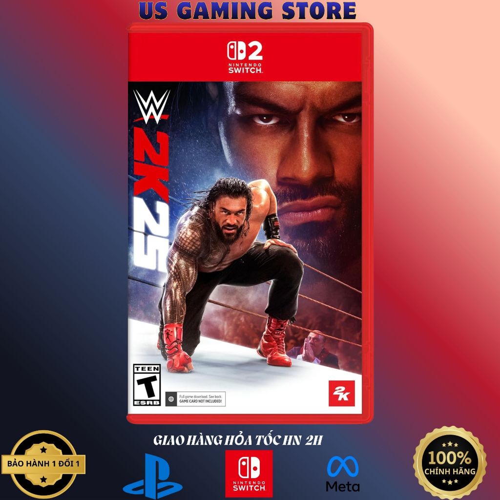 Băng Game WWE 2K25 – Nintendo Switch 2 Edition (Code In Box)