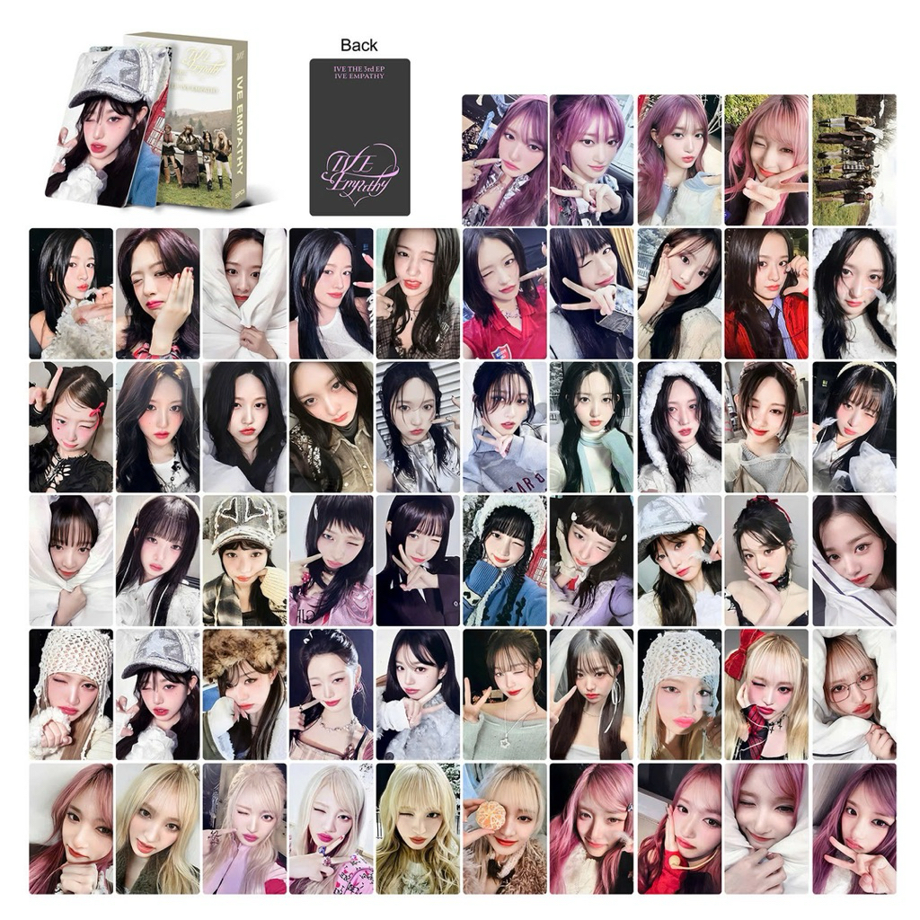 Set 55 lomo card IVE - Attitude 2025
