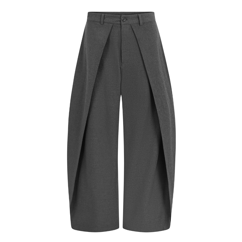 Quần tây ống rộng cao cấp - Ivankov Flap Wide Trouser