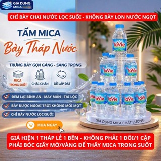 Tháp Nước Mica Trong Suốt 2/3/5 Tầng – Khay Bày Tháp Nước Cúng Bàn Thờ Gia Tiên, Đền Chùa – Kệ Trưng Bày Nước Thắp Hương
