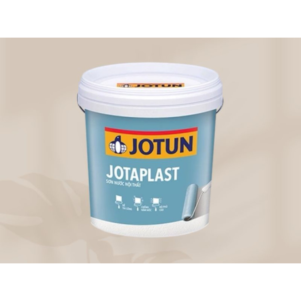 SƠN NỘI THẤT JOTUN JOTAPLAST- MÀU TRẮNG 5L- CHE PHỦ TỐT, DỄ THI CÔNG, CHỐNG NẤM MỐC...