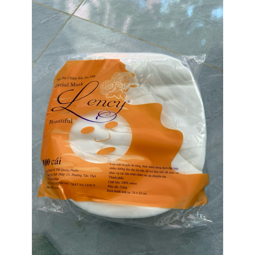 Mặt nạ giấy lency gồm 100 tờ