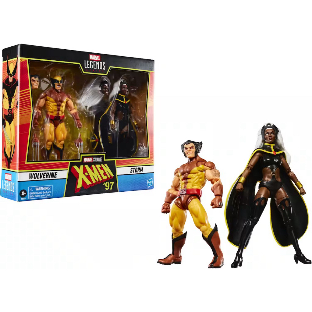 Mô hình Hasbro Marvel Legends Series Wolverine & Storm 2-Pack (X-Men '97)