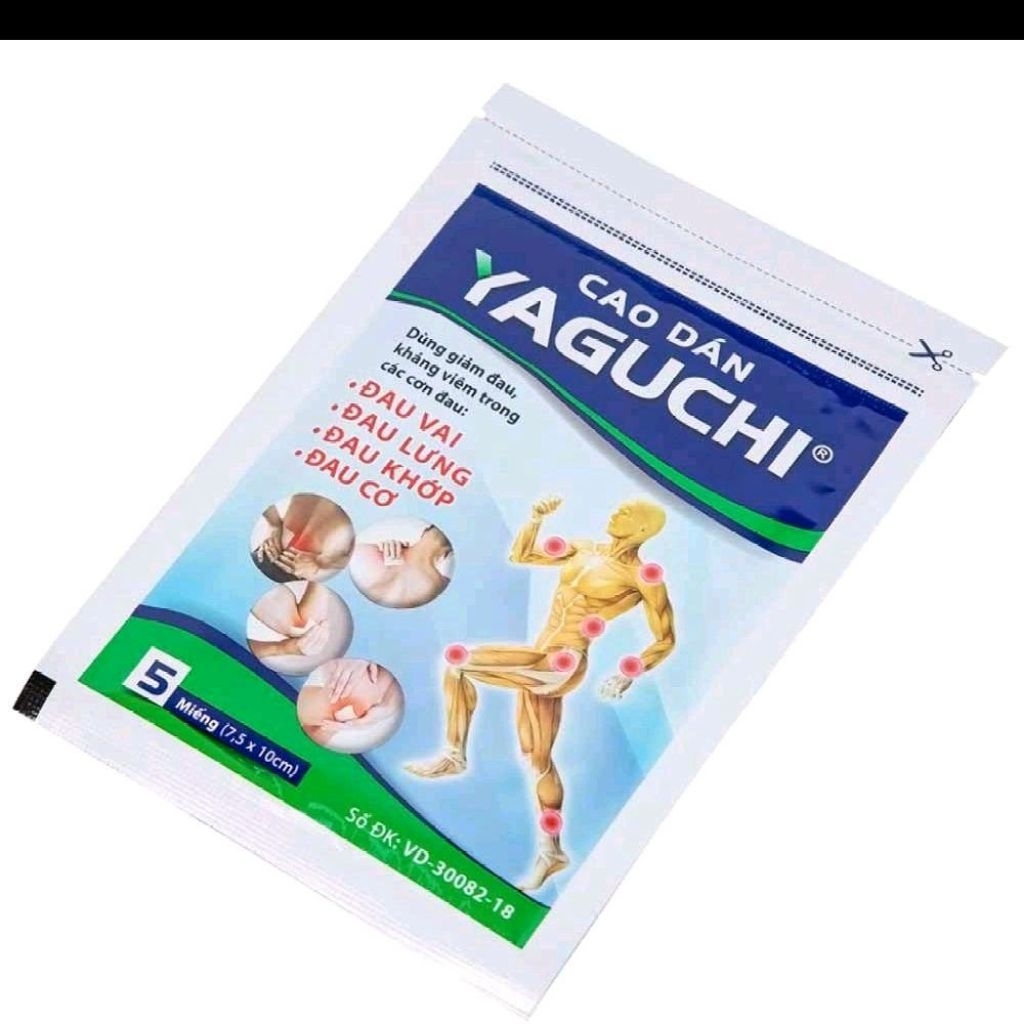 1 gói bên trong có 5 miếng dán Yaguchi Tatra