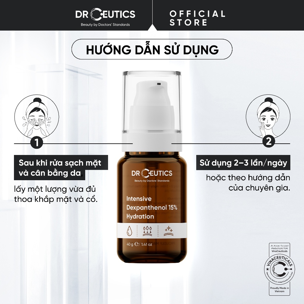 DrCeutic Phiên Bản Nâng Cấp INTENSIVE DEXPANTHENOL 15% HYDRATION Cấp Ẩm & Phục Hồi Cho Da Khô (40g) | BigBuy360 - bigbuy360.vn