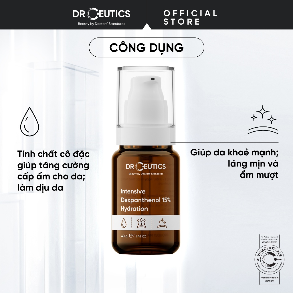 DrCeutic Phiên Bản Nâng Cấp INTENSIVE DEXPANTHENOL 15% HYDRATION Cấp Ẩm & Phục Hồi Cho Da Khô (40g) | BigBuy360 - bigbuy360.vn