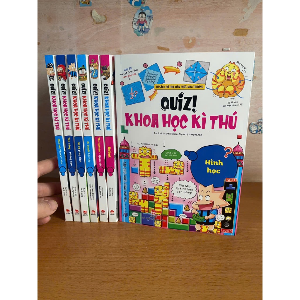 Sách - Quiz Khoa học kì thú - 7 cuốn (phần 5)