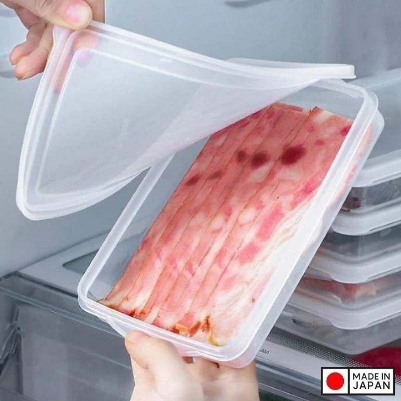 [Hỏa tốc HN] Hộp đựng thực phẩm dẹt, nắp kín Nakaya Pack (710ml & 1.0L) - Hàng nội địa Nhật Bản