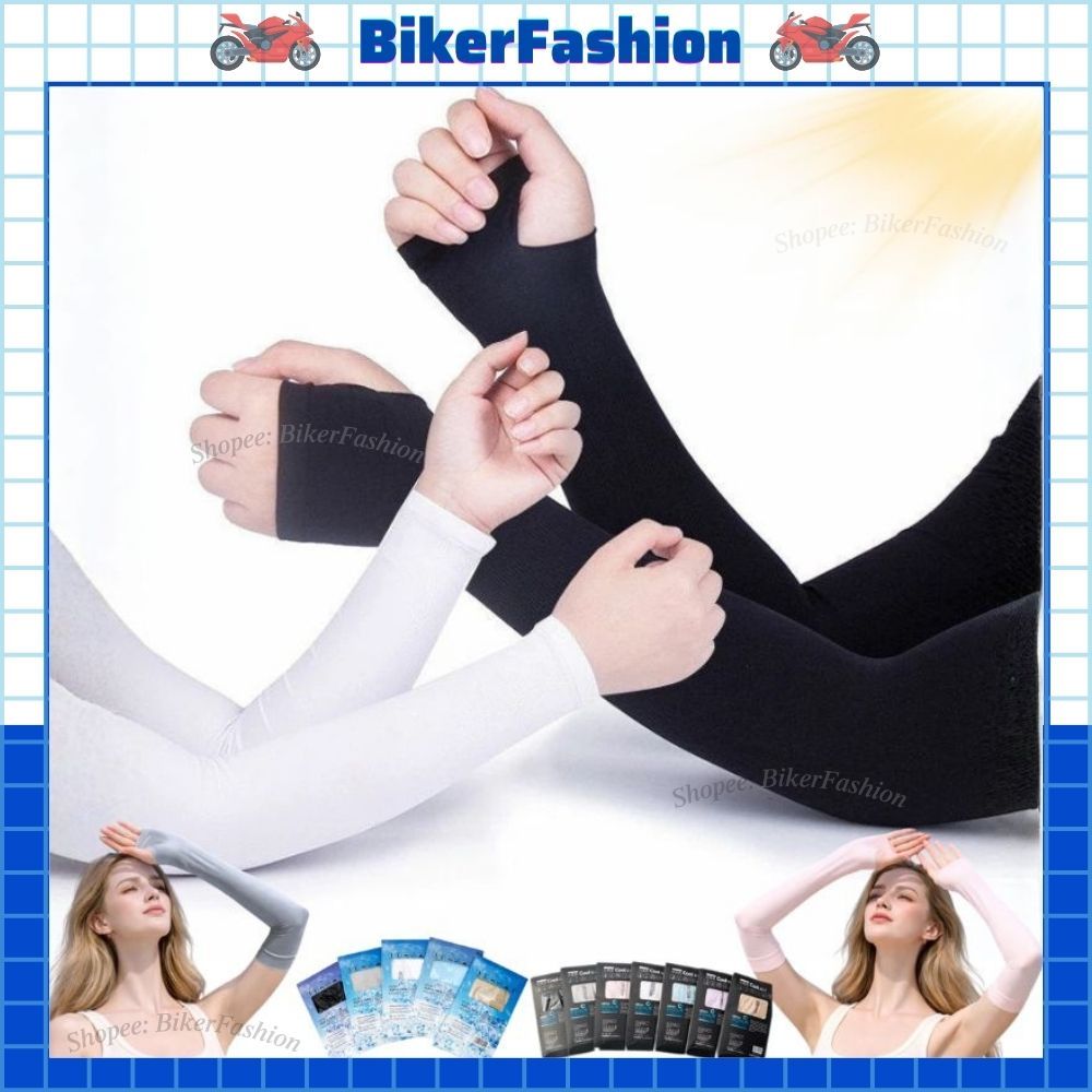 Găng Tay Chống Nắng, Ống Tay Chống Nắng Hàn Quốc Let's slim xỏ ngón