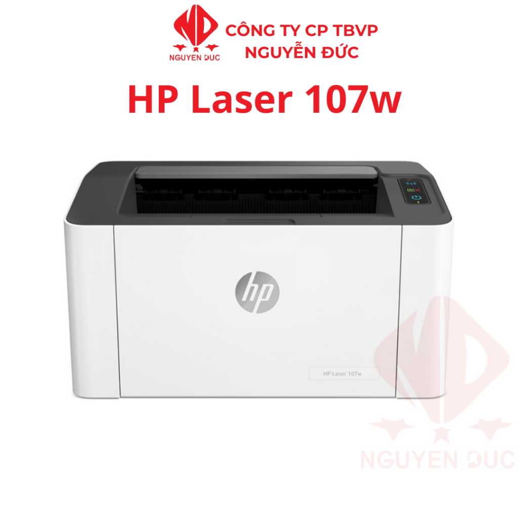 Máy in laser trắng đen HP 107w (4ZB78A)
