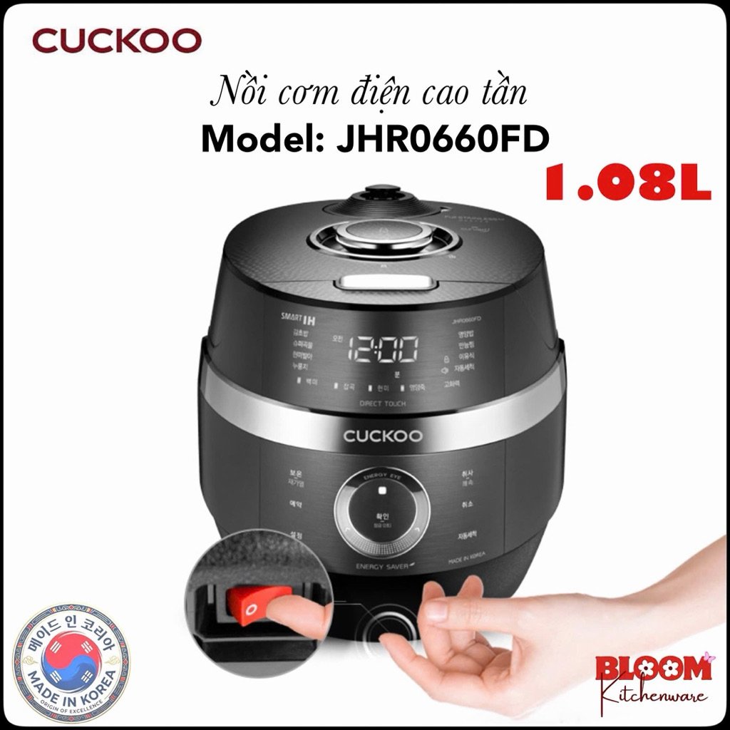 Nồi cơm điện cao tần JHR0660FD (1.08L) / JHR1060FD (1.8L)