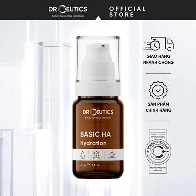 DRCEUTICS Phiên Bản Nâng Cấp Tinh Chất Basic Hyaluronic Serum Cho Da Dầu Mụn (40g)