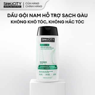 Dầu gội sạch gàu, giảm ngứa da đầu Dandruff Defense & Scalp Care Men Stay Simplicity 250ml