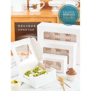 20 CHIẾC HỘP GIẤY ĐỰNG BÁNH CUPCAKE 6 CUP
