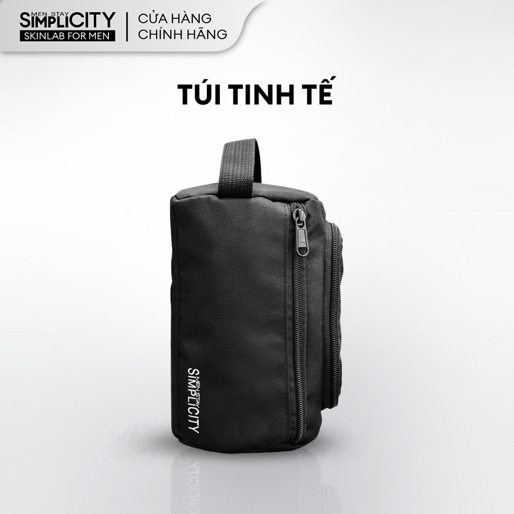 Túi du lịch tinh tế đựng đồ dùng cá nhân, mỹ phẩm, đi tập gym cho nam vải Polyester Oxford Men Stay Simplicity