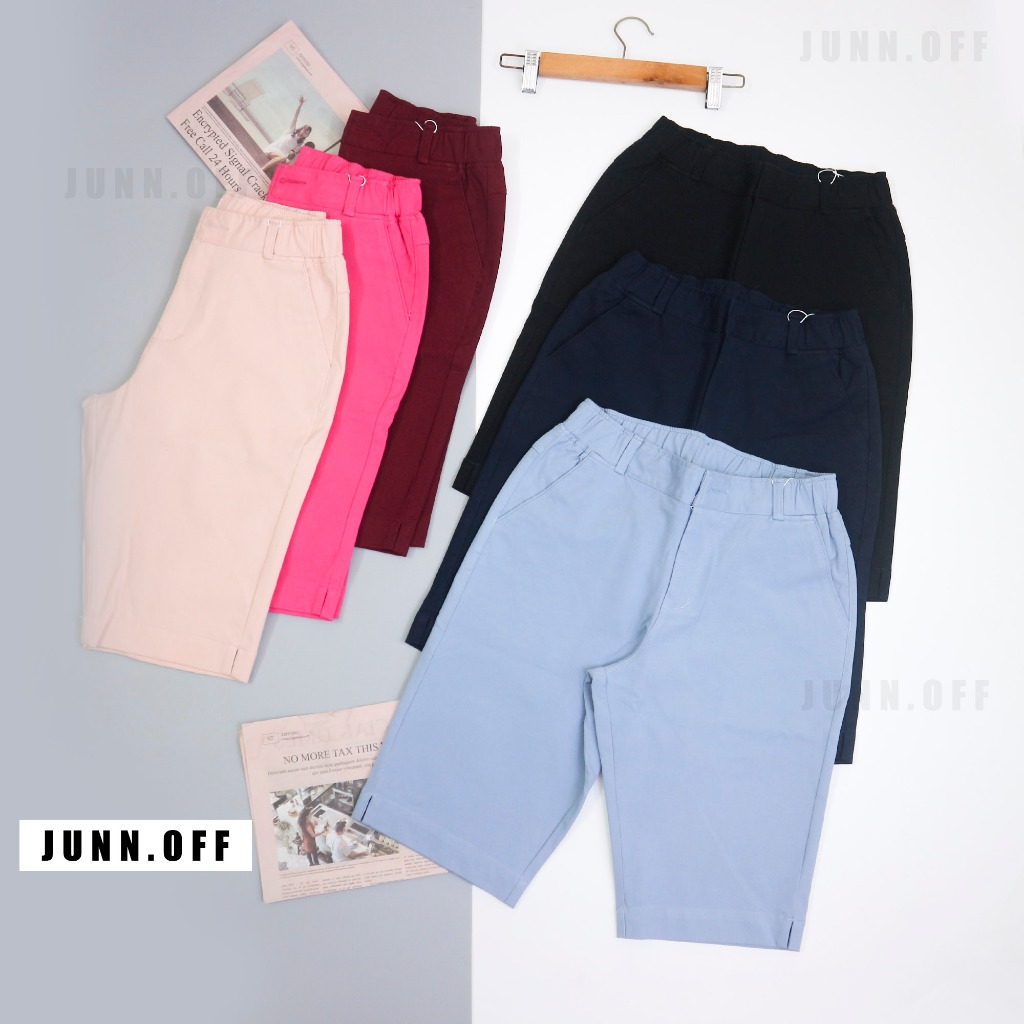 [Hoả Tốc HCM] Quần Lửng Kaki Nữ Co Giãn – Zip & Nút Gài, Phù Hợp 42‑78kg, Giá Tốt, Bigsize