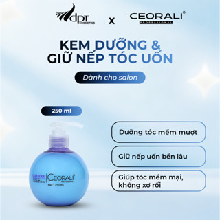 Kem dưỡng tóc uốn Ceorali 250ml giữ nếp tóc xoăn, chống xù, bóng mượt, không bết dính