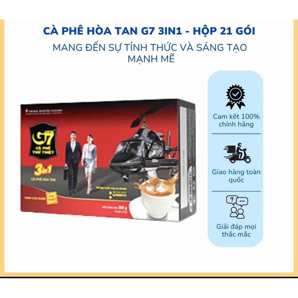 Cà phê hòa tan G7 3in1