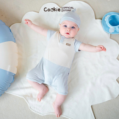 Bộ Liền Thân Sơ Sinh COOKIE, Romper Cộc Tay Babycorn Từ 3 Đến 12 Tháng 2026