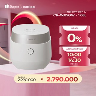Nồi cơm điện Cuckoo 1.08L CR-0685GW - Lòng nồi chống dính - Hàng chính hãng