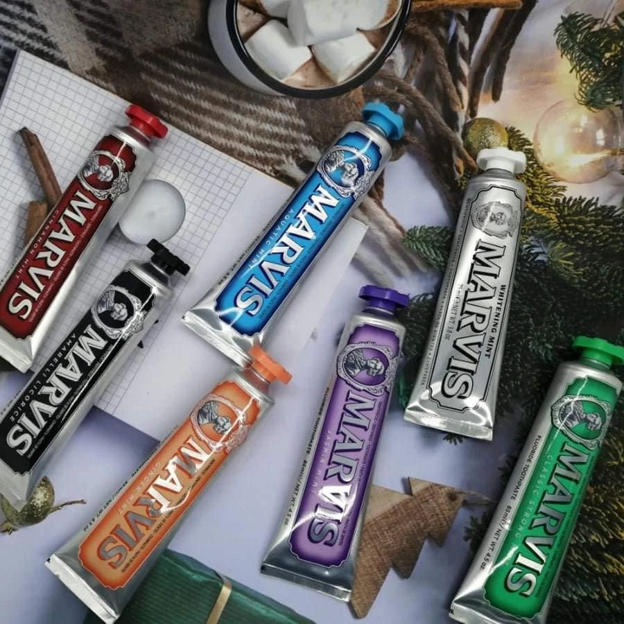 CHÍNH HÃNG Ý] Kem Đánh Răng Marvis cao cấp - Marvis FULL các mùi hương 85ml