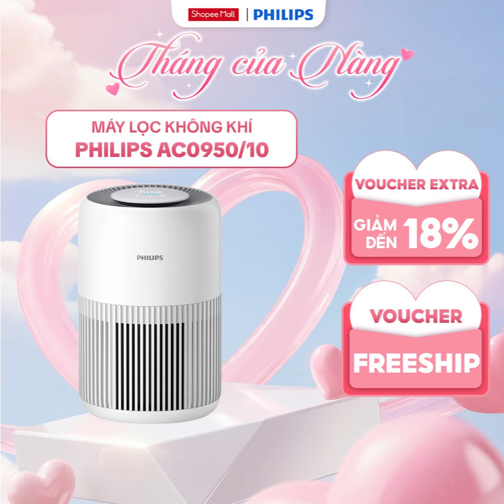 [LIVE] Máy Lọc Không Khí Philips AC0950/10 Pureprotect Mini - Hàng Chính Hãng - Bảo Hành 24 Tháng