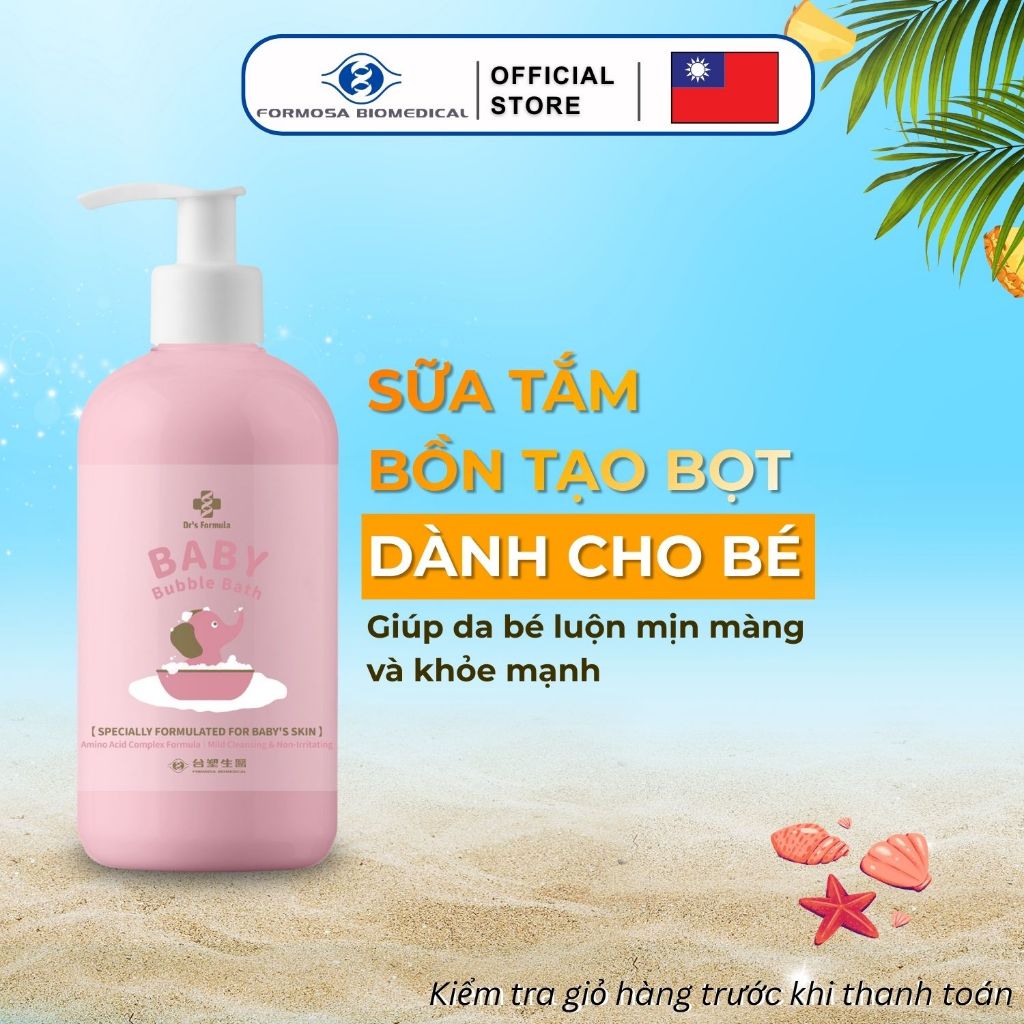 Sữa Tắm Bồn Tạo Bọt Dành Cho Bé Dr's Formula Baby Bubble Bath