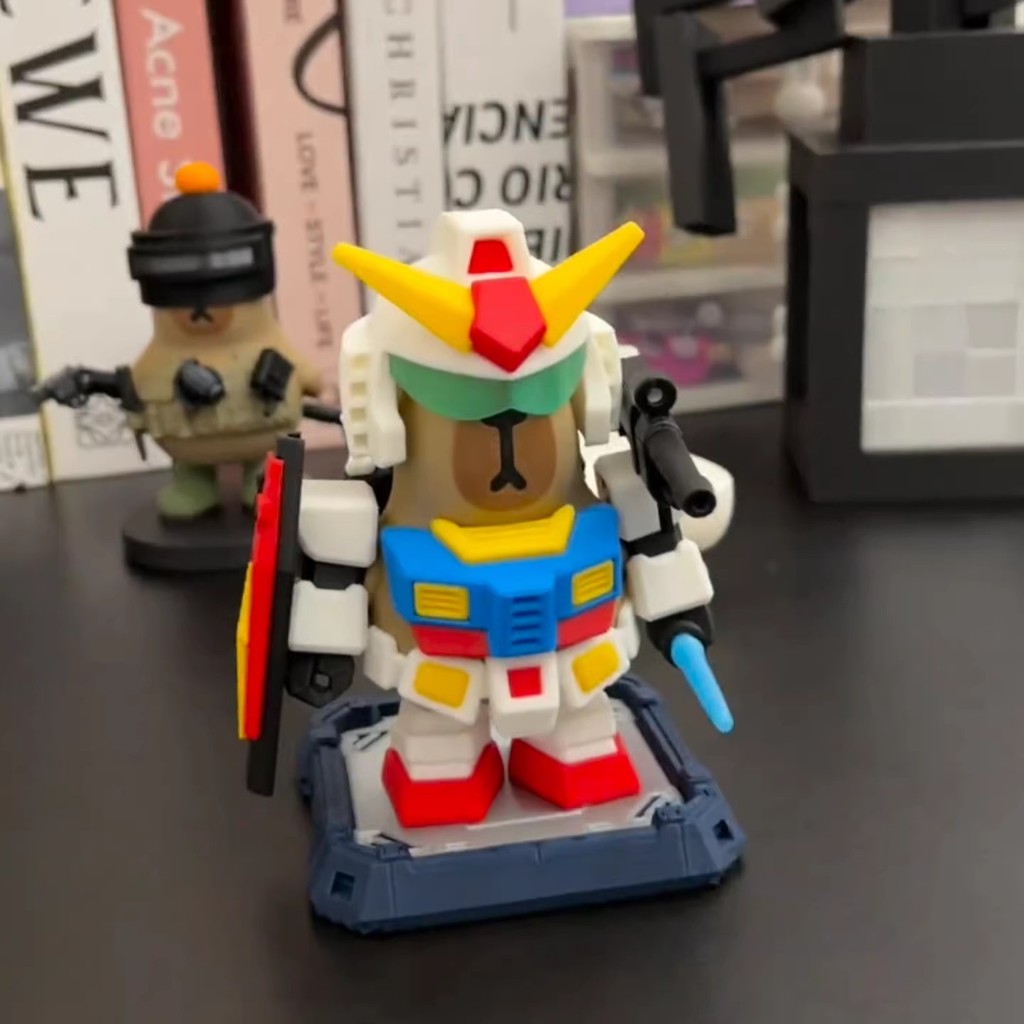 Mô hình Capybara Dali Tun 3D in lắp ráp đồ chơi sáng tạo quà tặng bạn trai