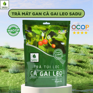 Trà Mát Gan Cà Gai Leo Túi Lọc SaDu- Hỗ Trợ Mát Gan, Nóng Trong , Nổi Mụn, Giải Rượu