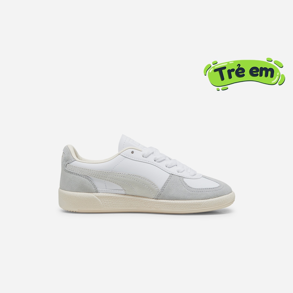 Giày Sneaker Trẻ Em Puma Palermo Leather Lace Up Jr - Trắng - 39727502