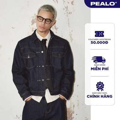 Áo khoác jean DENIM RAW PEALO ss25 form boxy crop chất liệu cao cấp - Duet Jacket SPT4