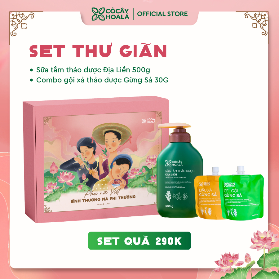 Set quà Thư Giãn Cỏ Cây Hoa Lá "Phụ nữ Việt - Bình thường mà phi thường"