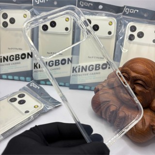 Ốp Lưng iPhone Dẻo Trong Suốt Cao Cấp Cho  iPhone  11 đến 17 Pro Max Chính Hãng GOR KiNGBON