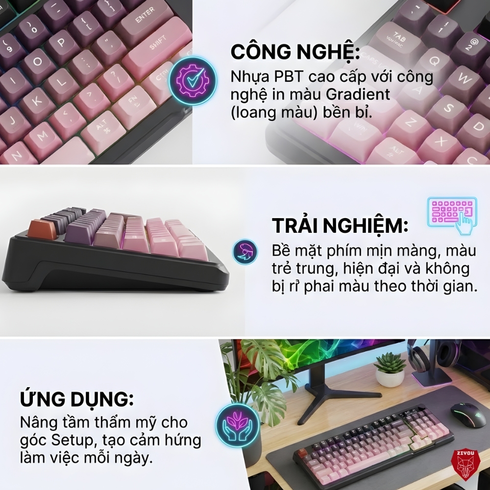 Bàn Phím Không Dây Free Wolf M96 -  Tích Hợp Màn Hình, Núm Xoay, Gõ Êm Giảm Ồn, Dung Lượng Pin Lớn | BigBuy360 - bigbuy360.vn