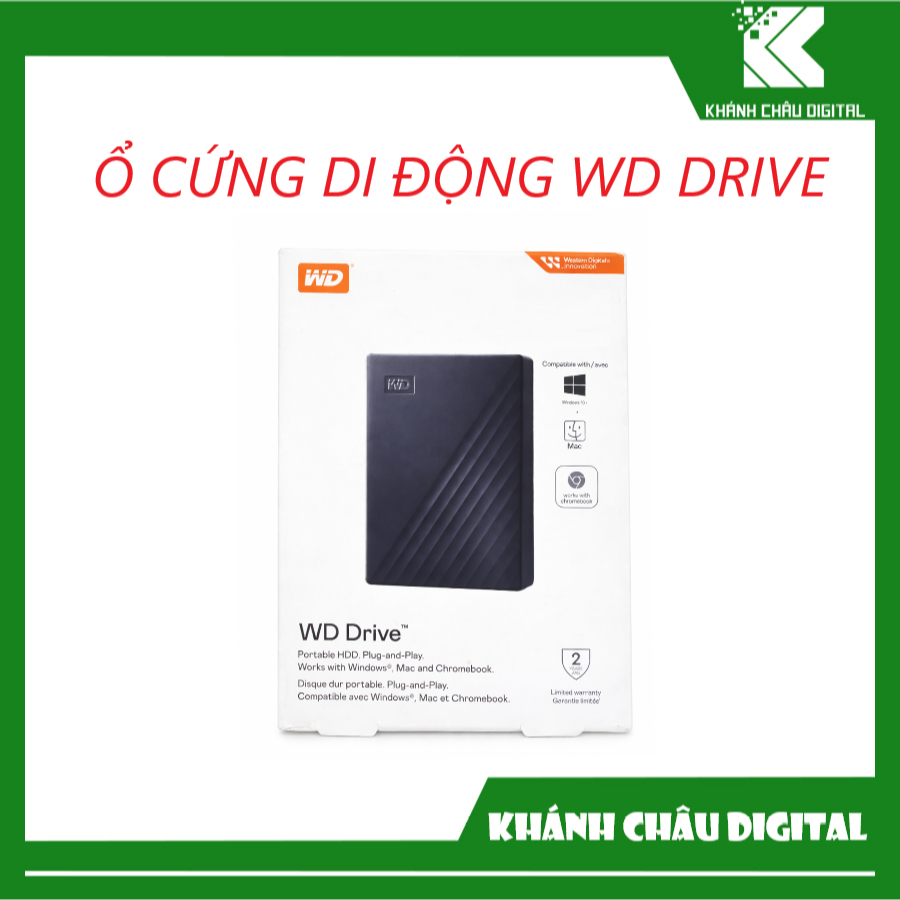 Ổ Cứng Di Động WD DRIVE  2TB 4TB 5TB 6TB
