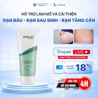 Kem Rạn Da ACTISCAR , Serum Rạn Hỗ Trợ Mờ Rạn Đỏ, Rạn Trắng, Rạn Thâm, Rạn Bầu, Rạn Tăng Cân, Rạn Dậy Thì