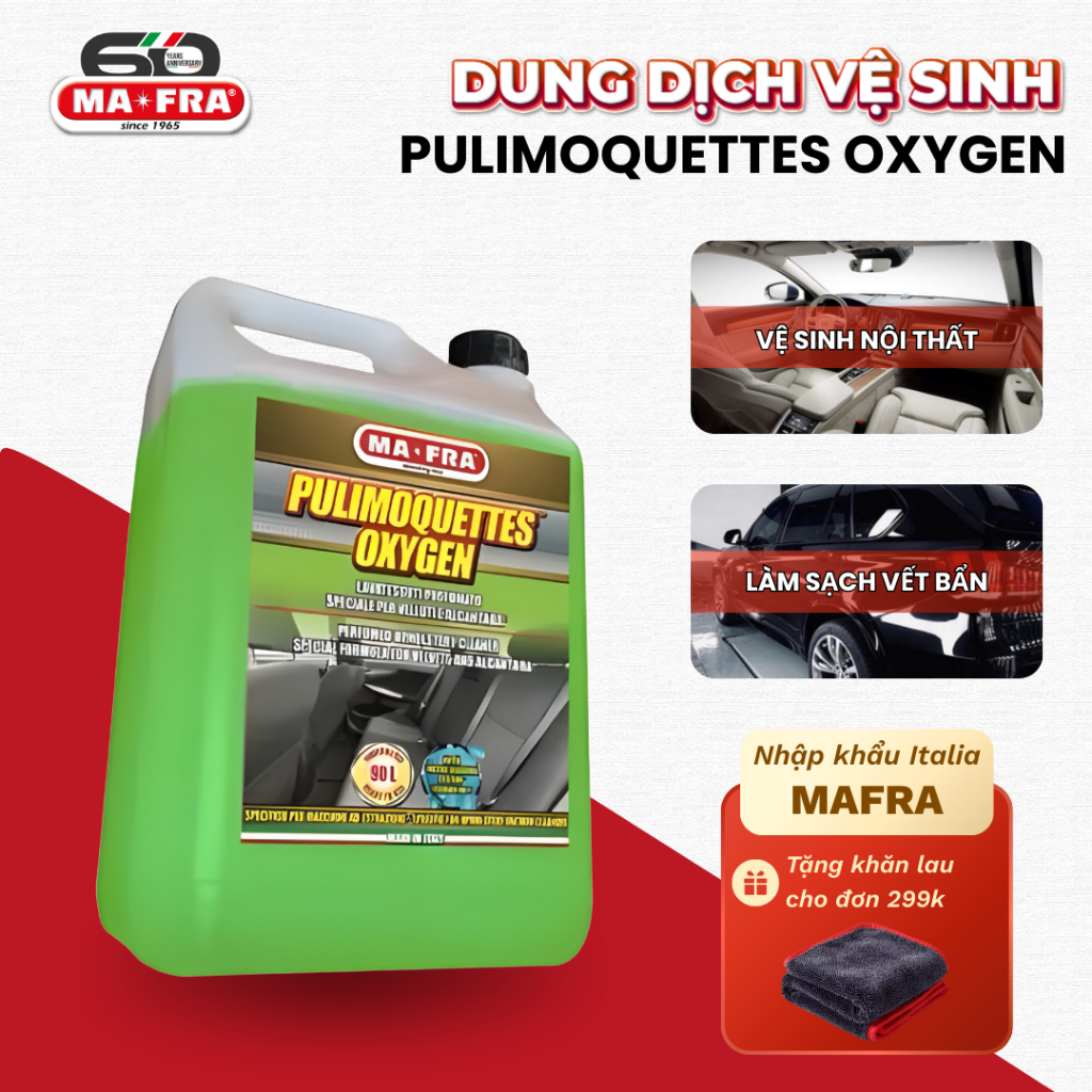 Dung Dịch Vệ Sinh Vải Nỉ Chuyên Dụng Pulimoquettes Oxygen P0704 - Tẩy Sạch Trần, Thảm & Ghế Nhung 4.
