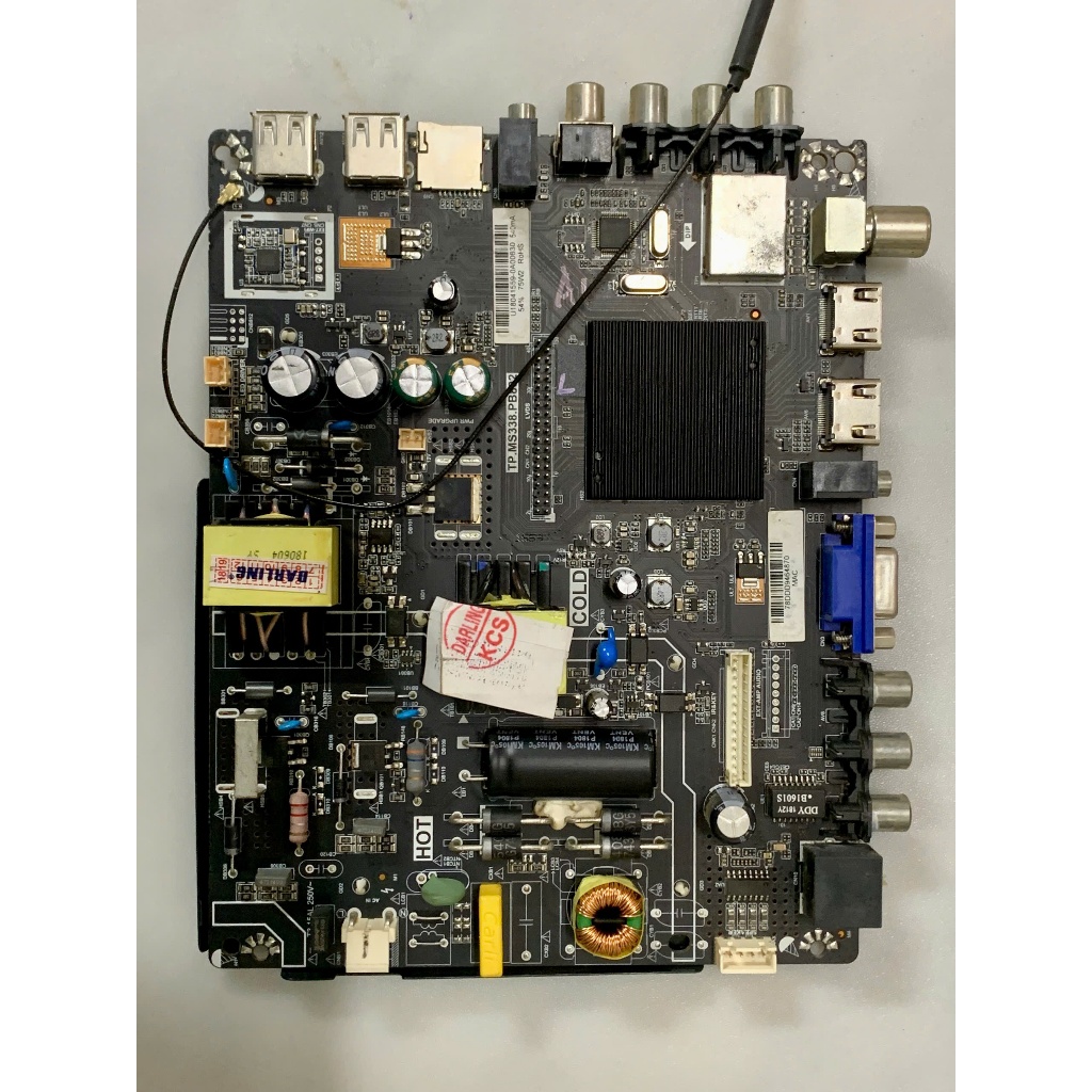 Bo main boar mạch linh kiện tivi tv Darling 40FH960S nguồn, xử lý chung chính chủ khiển