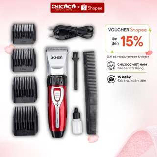 Tông Đơ Cắt Tóc Gia Đình JICHEN - Máy Hớt Tóc Trẻ Em Tại Nhà Sạc Pin Kèm Phụ Kiện Bảo Hành 12 Tháng