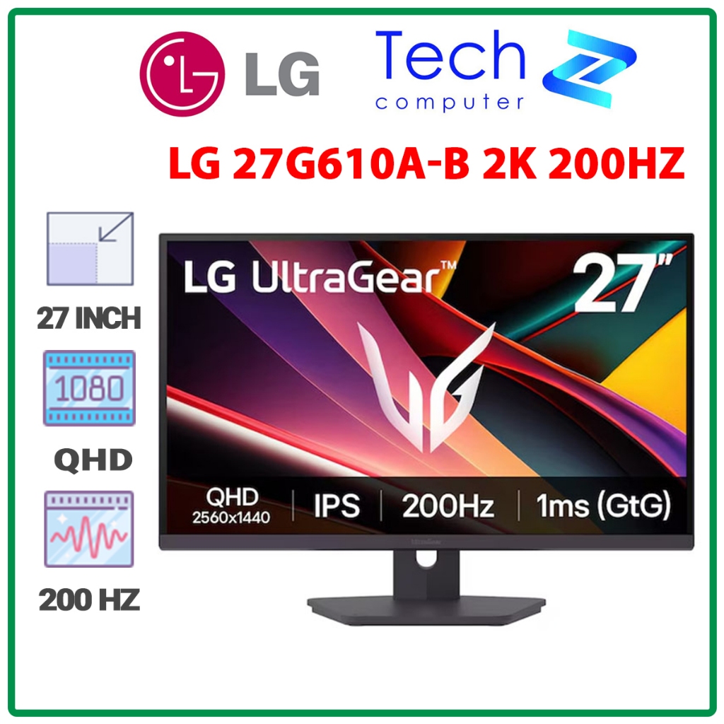 Màn Hình LG UltraGear G6 27G610A-B (27 inch - IPS - 2K - 200Hz - 1ms)
