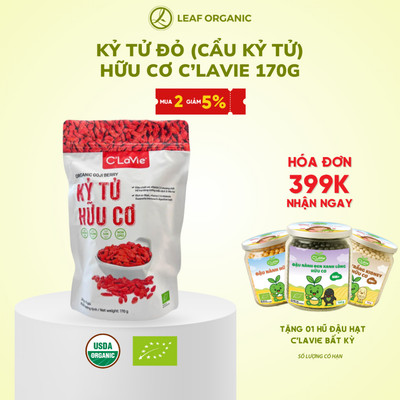 Kỷ tử hữu cơ C'LaVie 170g (34g x 5 gói)