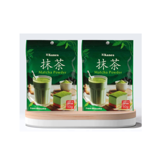 Bột Matcha nguyên chất, vị đậm đà, hậu vị Umami vùng Shizouka Nhật Bản Matcha Kanes 50g